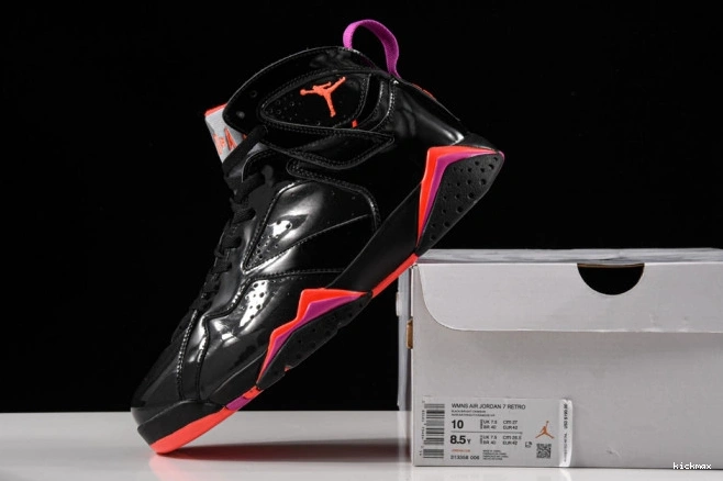 Cheap MAX Retro Air Black Jordan Patent 7 313358-006 0716